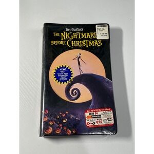 Factory Sealed Nightmare Before Christmas VHS‎ 1994 Touchtone Retail Stickers